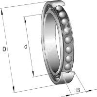 HC719..-E Serisi Rulman Görseli
